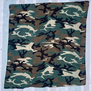 Green camouflage bandana
